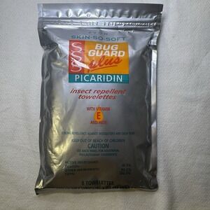 Avon Skin So Soft Bug Guard plus picaridin towelettes wipes insect repellent